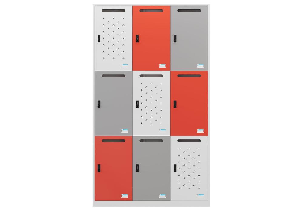 Tủ locker khóa số 9 ngăn TU983-3KS